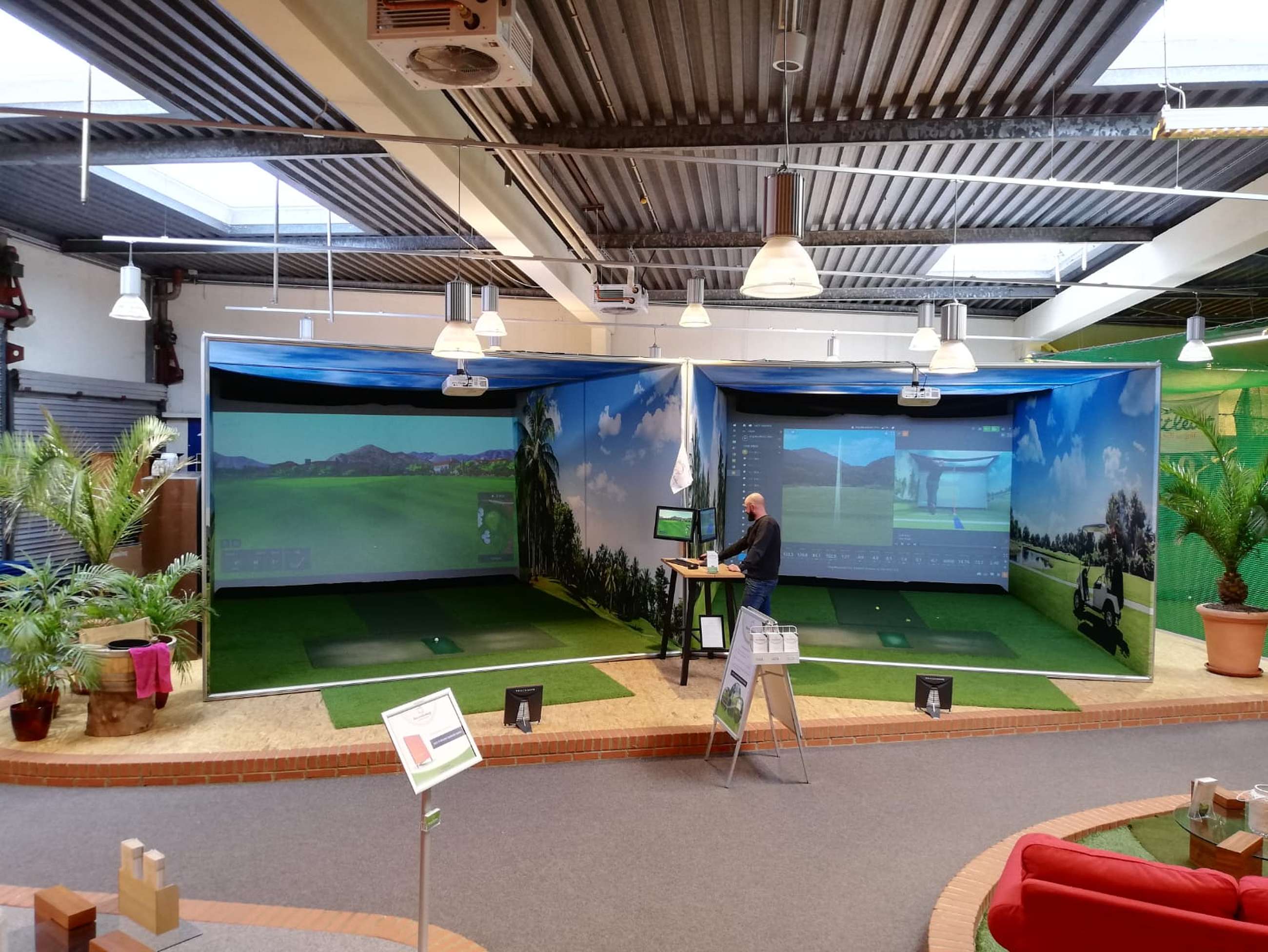 Udelade Rundt og rundt Op Golf Studio Berlin - Indoorgolf in Berlin